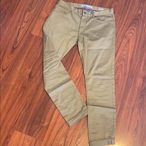 Khaki Zara slim fit pant